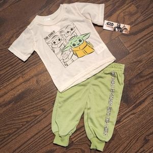 Star Wars baby t-shirt and pants